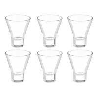 230 ml transparentes konisches Becherglas - 6 Stück