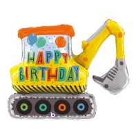 Happy Birthday Bagger Ballon 77 x 65 cm - Grabo