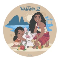 Oblea comestible de Vaiana 2 de 20 cm