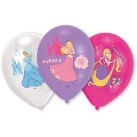 Disney Prinzessin Latex-Ballons 27,5 cm - Amscan - 6 Stk.