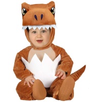 Baby Brauner Dinosaurier Kostüm für Babys