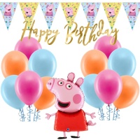 Peppa Pig Party-Deko-Paket - 32 Teile