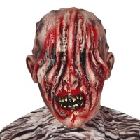 Blutige Zombiemaske ohne Augen