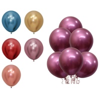 Latex-Ballons 45 cm metallic reflex - Sempertex - 6 Stück