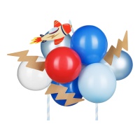 Tortenaufleger mit Fliegerballons