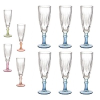 170 ml glattes Cava-Glas - 6 Stück