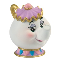 Die Schöne und das Biest Mrs. Potts Tortenaufleger 7 cm - 1 Stück