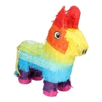 Bunte mexikanische 3D-Burrito-Piñata, 35 x 39 cm.