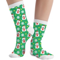 Schneemann Socken - 1 Paar