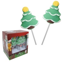 Schokoladen-Weihnachtsbaum-Lutscher 40 gr - 18 Stück