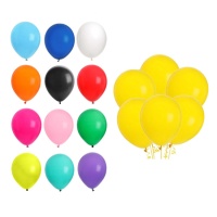 30 cm farbige Latex-Ballons - 10 Stück