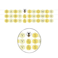 Baby Shower Bienen Kranz - 1,67 m