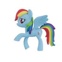 Regenbogen Tortenaufleger - My Little Pony 6,8 cm - 1 Stück