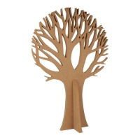 Scherenschnitt MDF Baum 3D 40 cm