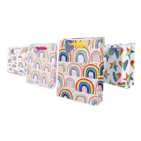 Regenbogen-Designs Geschenktasche 23 x 18 x 10 cm - 1 Stk.