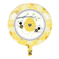 Baby Bee Runder Luftballon 46 cm - Creative Converting