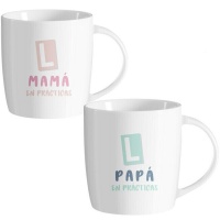 350 ml Becher Mum & Dad in der Praxis - 1 Becher