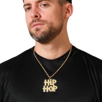 Goldene Hip Hop Halskette