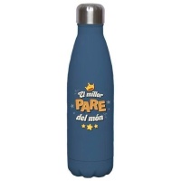 500 ml Flasche El millor pare del món (Das beste Paar der Welt)