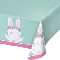 Baby Bunny Party Tischtuch 1,37 x 2,59 m