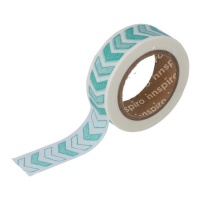 Washi Tape türkis Pfeile - 10 m