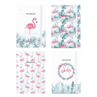 Flamingo Notizbuch 10,5 x 14,5 cm - 1 Stück