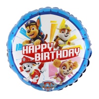 Paw Patrol Happy Birthady Luftballon 46 cm - Grabo