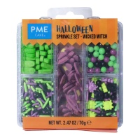 Böse Hexe Halloween Streusel - 70 Gramm