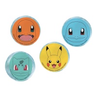 4 cm Pokemon Bouncy Balls - 4 Stück