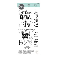 New Beginnings by Olivia Rose Acrylstempel - Sizzix - 10 Stk.