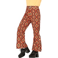 Hippie-Hose aus den 70er Jahren für Erwachsene