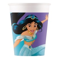 Kompostierbare Disney Princess Becher 200 ml - 8 Stück