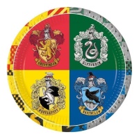 Harry Potter Hogwarts Häuser Teller 23 cm - 8 Stk.