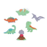 Dinosaurier Zuckerfiguren - PME - 6 Stk.