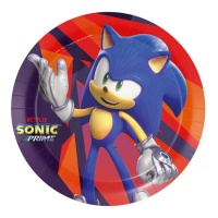 Sonic prime Teller 23 cm - 8 Stück