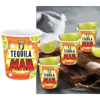 Tequila Man Schnapsgläser - 3 Stk.