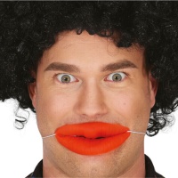 Groteske Latexlippen