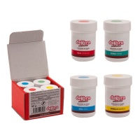 Fondant-Glasur-Set 4 Farben 120 gr - Dekora