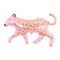 Leopard Silhouette Luftballon 1,03 x 0,63 m - PartyDeco