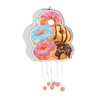 Bunte Donuts Pinata