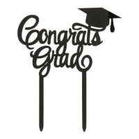 Graduation Cake Topper 13,2 x 11,3 cm - 1 St.