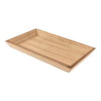 Rechteckiger Taschenhalter aus Holz 27,6 x 16 cm - DCasa