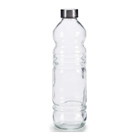 Glasflasche mit 1 L Fassungsvermögen und Verschluss