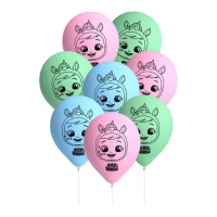 Magic Tears Latex Crying Babies Luftballons 27 cm - Conver Party - 8 Stk.