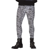 Rocker-Leggings mit Zebramuster