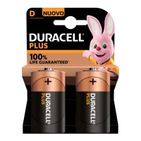 Alkaline-Batterien Typ D - Duracell - 2 Stück