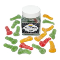 Gummibärchen in Penisform mit Zucker Sugar sexy Pride - Peccata minuta - 125 gr