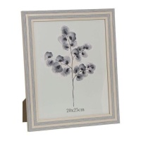 Fotorahmen Mohn Grau 20 x 25 cm