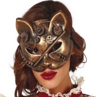 Steampunk Katzenmaske