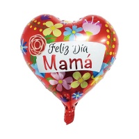 Happy Mother's Day Roter Herzballon 45cm